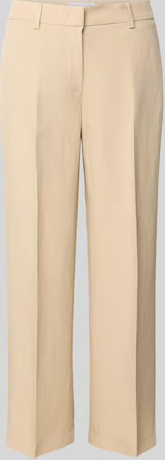 RAFFAELLO ROSSI Straight fit stoffen broek met structuurmotief model 'CANDICE' - Foto 12