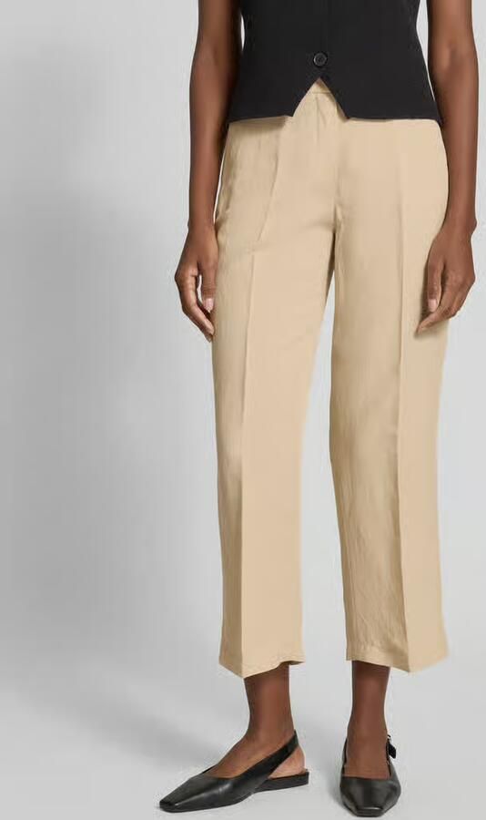 RAFFAELLO ROSSI Straight fit stoffen broek met structuurmotief model 'CANDICE' - Foto 18