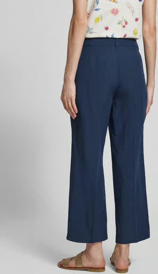 RAFFAELLO ROSSI Straight fit stoffen broek met structuurmotief model 'CANDICE' - Foto 15