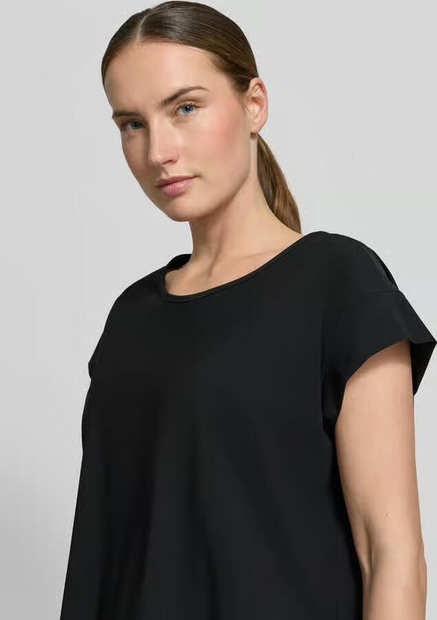 RAFFAELLO ROSSI T-shirt met labelapplicatie model 'GRIT'