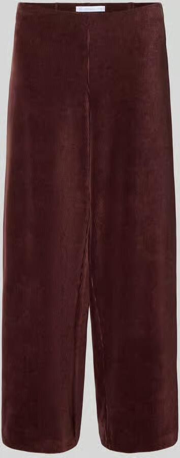 RAFFAELLO ROSSI tapered fit corduroy broek van katoenmix model 'SALLY'