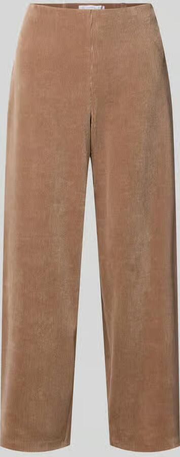RAFFAELLO ROSSI tapered fit corduroy broek van katoenmix model 'SALLY 7 8'
