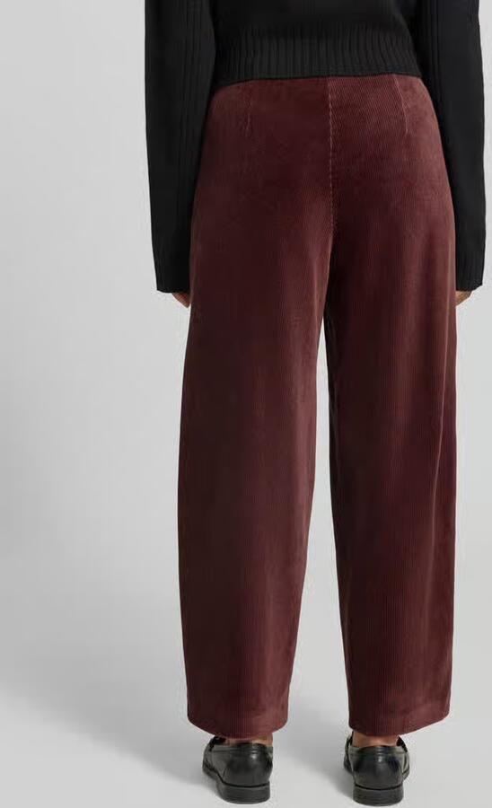 RAFFAELLO ROSSI tapered fit corduroy broek van katoenmix model 'SALLY' - Foto 3