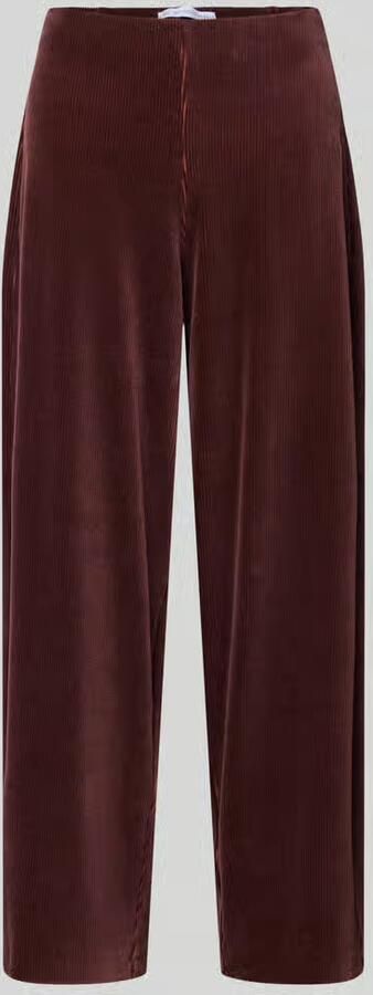 RAFFAELLO ROSSI tapered fit corduroy broek van katoenmix model 'SALLY'