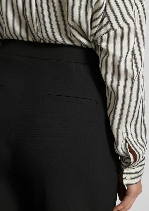 RAFFAELLO ROSSI Wide leg stoffen broek met verkort model 'PALINA'