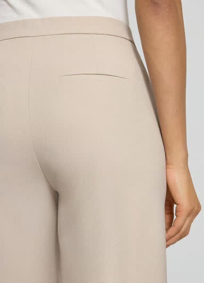 RAFFAELLO ROSSI Wide leg stoffen broek met verkort model 'PALINA' - Foto 2