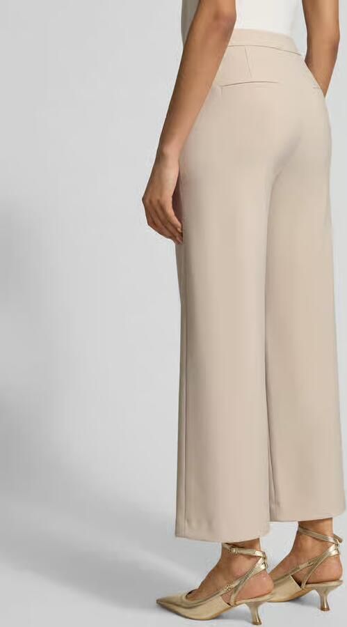 RAFFAELLO ROSSI Wide leg stoffen broek met verkort model 'PALINA' - Foto 11