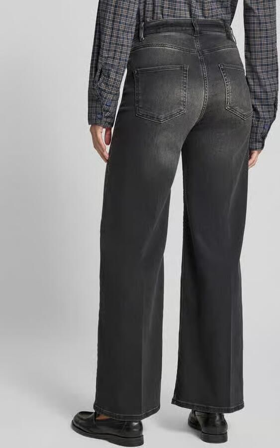 RAFFAELLO ROSSI wide fit jeans met dark-wash-effect model 'SEVENTY' - Foto 3