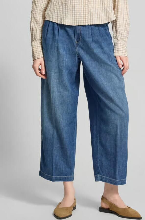RAFFAELLO ROSSI wide fit jeans met linnen model 'Mayla' - Foto 3