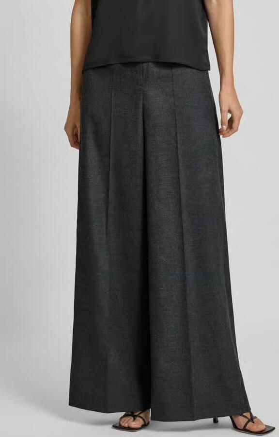 RAFFAELLO ROSSI Wide leg broek van viscose model 'JASCHA' - Foto 2