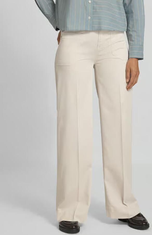 RAFFAELLO ROSSI Wide leg broek van viscosemix model 'MIRU' - Foto 2