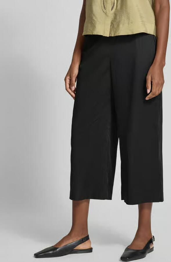 RAFFAELLO ROSSI Wide leg culotte met strik en elastische band model 'JOLIE' - Foto 2