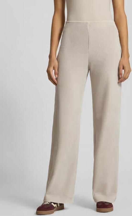 RAFFAELLO ROSSI Wide leg stoffen broek met structuurmotief model 'ELAINE' - Foto 2