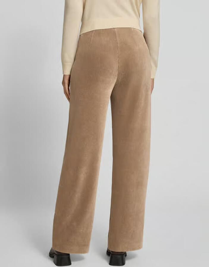 RAFFAELLO ROSSI Wide leg stoffen broek met structuurmotief model 'ELAINE' - Foto 2