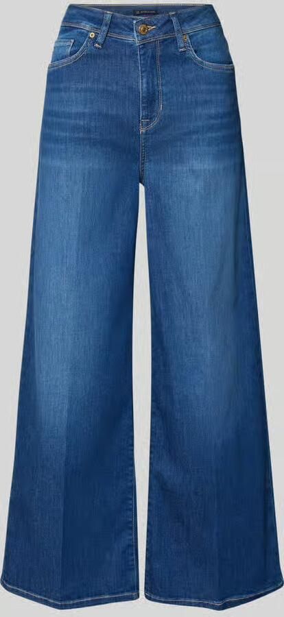 RAFFAELLO ROSSI Wide leg jeans in verkorte pasvorm model 'SVENTY 7 8' - Foto 2