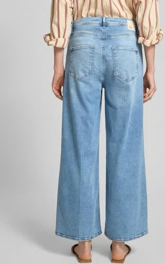RAFFAELLO ROSSI Wide leg jeans in verkorte pasvorm model 'SVENTY 7 8' - Foto 3