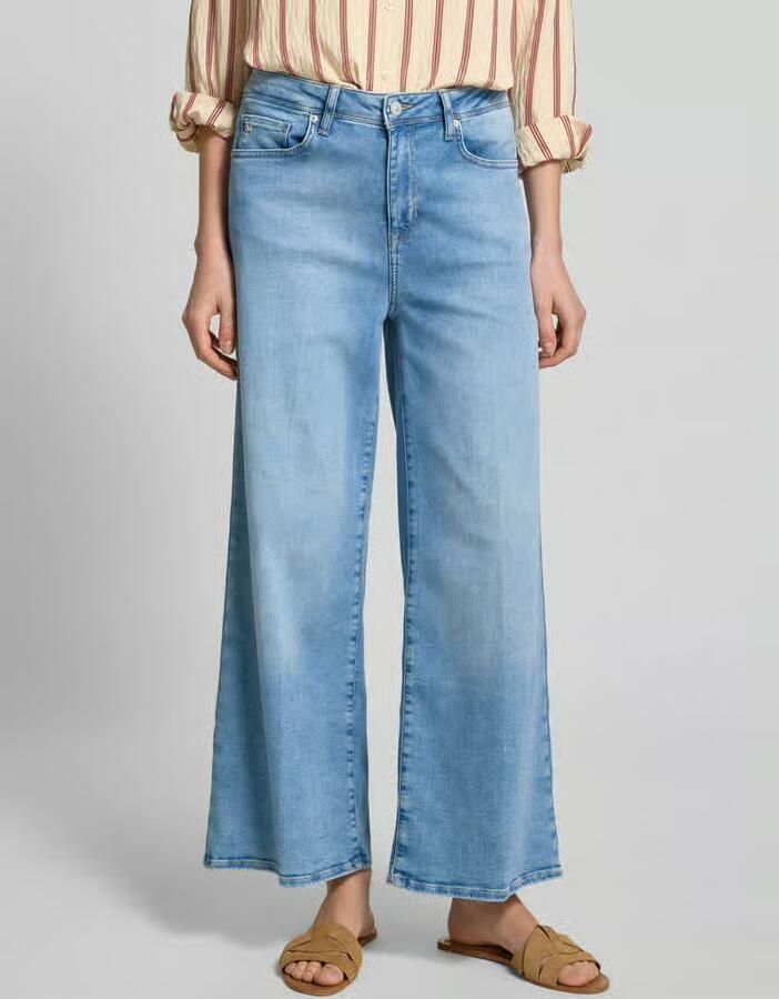RAFFAELLO ROSSI Wide leg jeans in verkorte pasvorm model 'SVENTY 7 8' - Foto 2