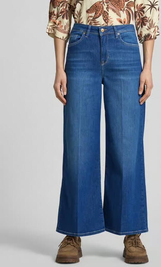 RAFFAELLO ROSSI Wide leg jeans in verkorte pasvorm model 'SVENTY 7 8' - Foto 3