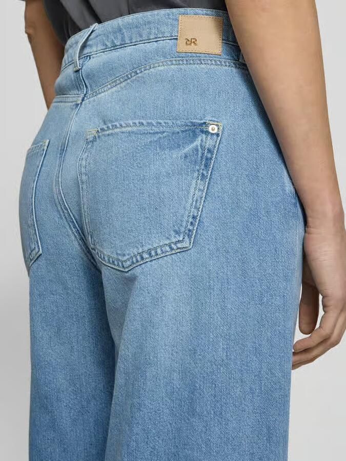 RAFFAELLO ROSSI Wide leg jeans met omslag model 'SVETNY TURN UP'