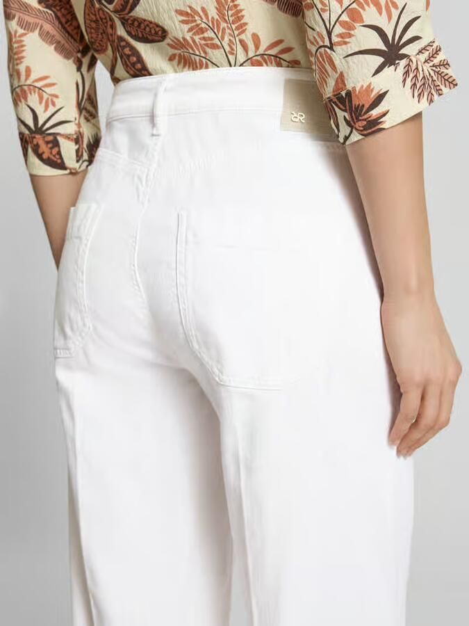 RAFFAELLO ROSSI Wide leg jeans met opgestikte zakken model 'MIRU'