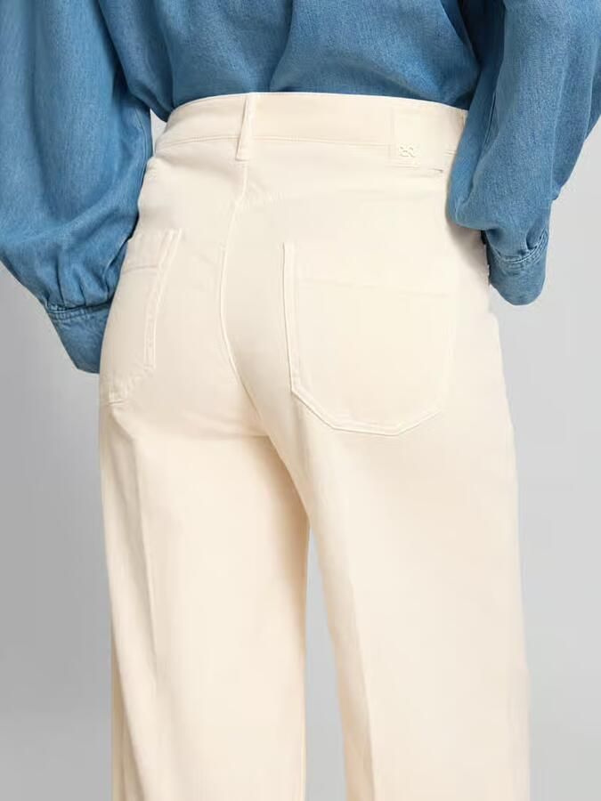 RAFFAELLO ROSSI Wide leg jeans met opgezette zakken model 'MIRU'