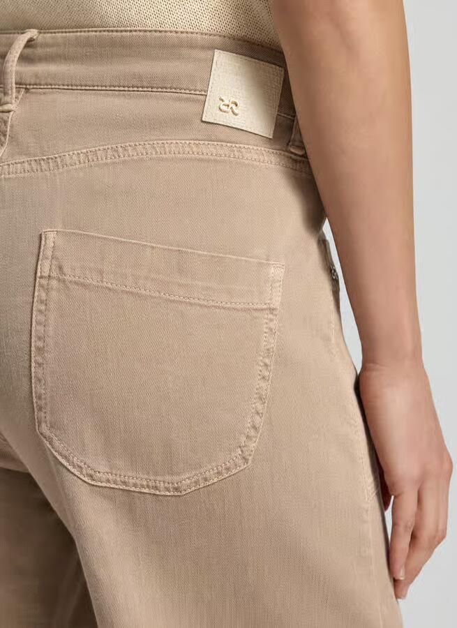 RAFFAELLO ROSSI Wide leg jeans met opgezette zakken model 'MIRU'