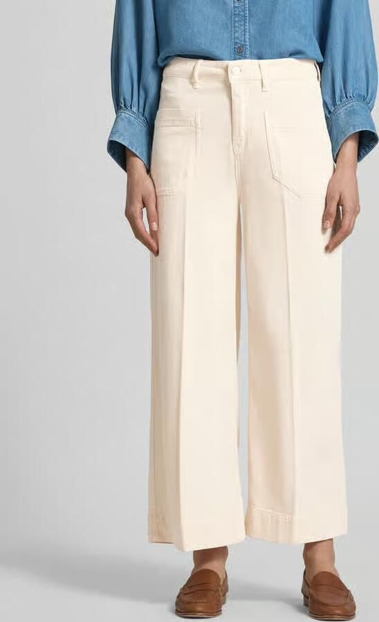 RAFFAELLO ROSSI Wide leg jeans met opgezette zakken model 'MIRU' - Foto 2