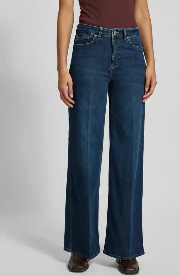 RAFFAELLO ROSSI Wide leg jeans met persplooien model 'SEVENTY' - Foto 2