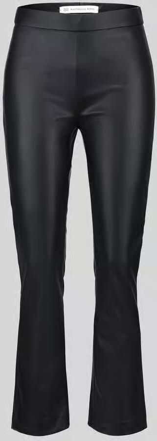 RAFFAELLO ROSSI Regular fit broek in leerlook in verkort model 'MACY' - Foto 2