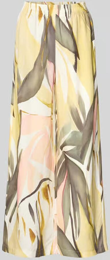 RAFFAELLO ROSSI Wide leg stoffen broek in all-over look model 'LIZETT' - Foto 2