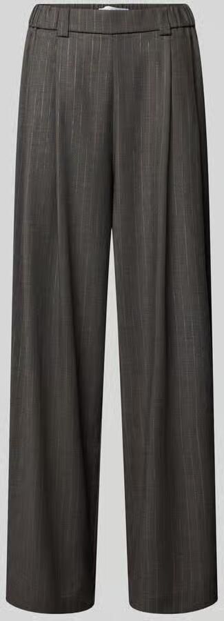 RAFFAELLO ROSSI Wide leg stoffen broek met bandplooien model 'DOMINIQUE' - Foto 2
