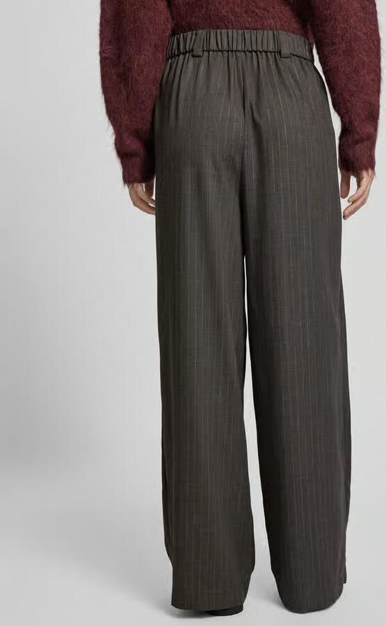 RAFFAELLO ROSSI Wide leg stoffen broek met bandplooien model 'DOMINIQUE' - Foto 3