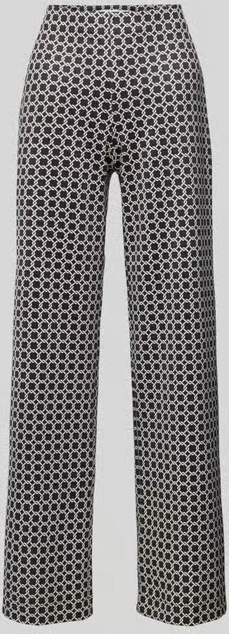RAFFAELLO ROSSI Wide leg stoffen broek met elastische band model 'ELAINE' - Foto 2