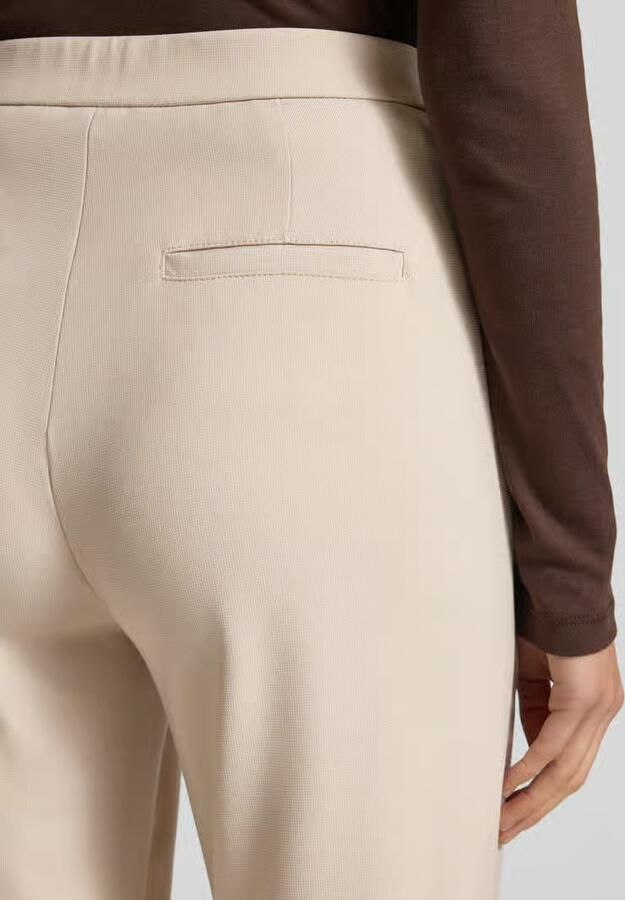 RAFFAELLO ROSSI Wide leg stoffen broek met elastische band model 'PALINA' - Foto 2