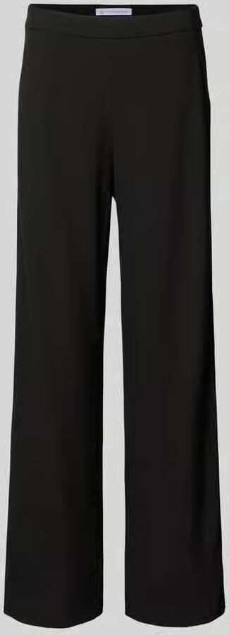 RAFFAELLO ROSSI Wide leg stoffen broek met structuurmotief model 'PALINA' - Foto 3