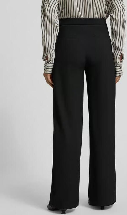 RAFFAELLO ROSSI Wide leg stoffen broek met elastische band Model 'PALINA' - Foto 3