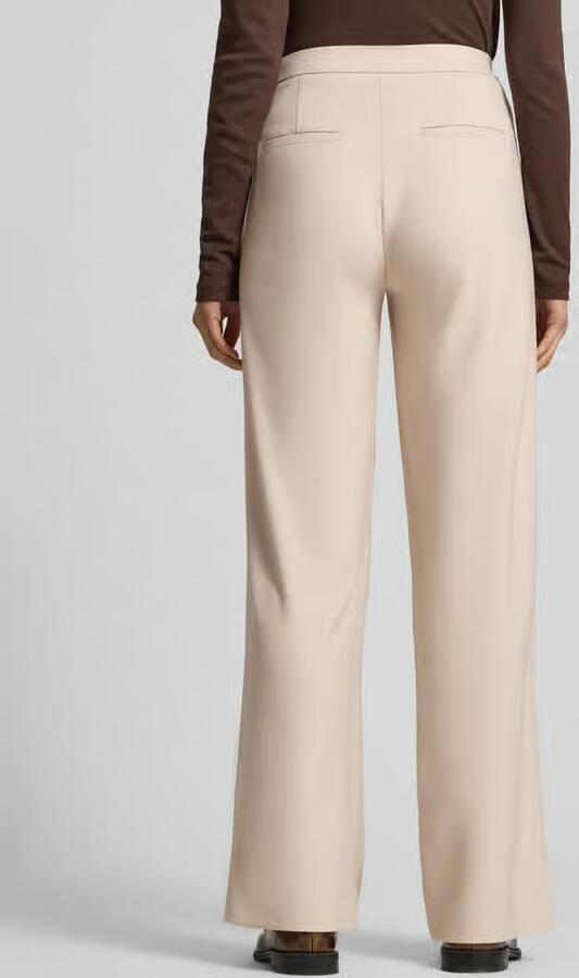 RAFFAELLO ROSSI Wide leg stoffen broek met elastische band Model 'PALINA' - Foto 5