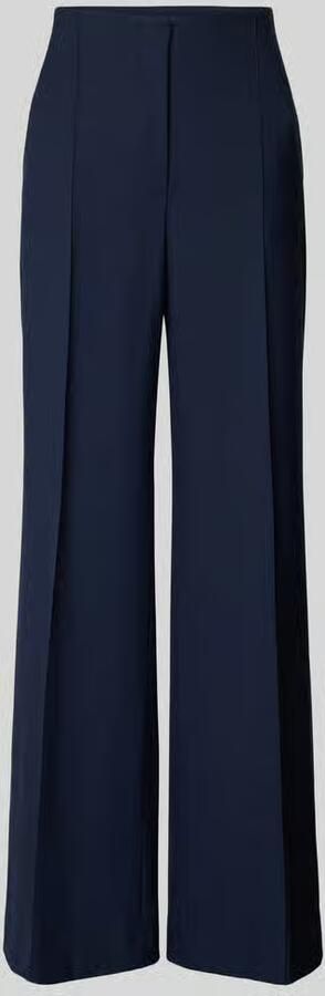 RAFFAELLO ROSSI Wide leg stoffen broek met structuurmotief model 'AGATHA'