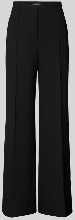 RAFFAELLO ROSSI Wide leg stoffen broek met structuurmotief model 'AGATHA'