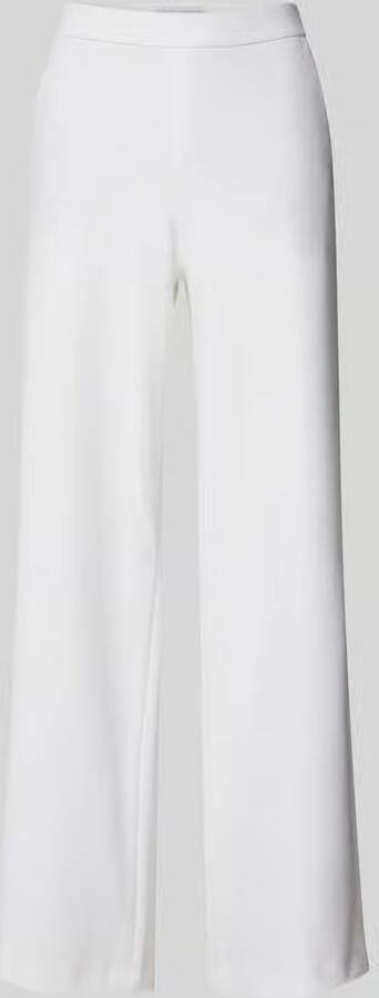RAFFAELLO ROSSI Wide leg stoffen broek met structuurmotief model 'PALINA'