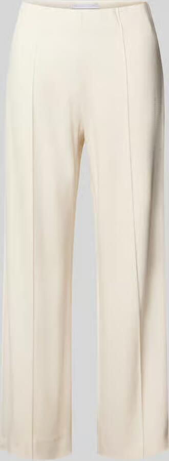 RAFFAELLO ROSSI Wide leg stoffen broek met vaste persplooien model 'ELAINE' - Foto 2