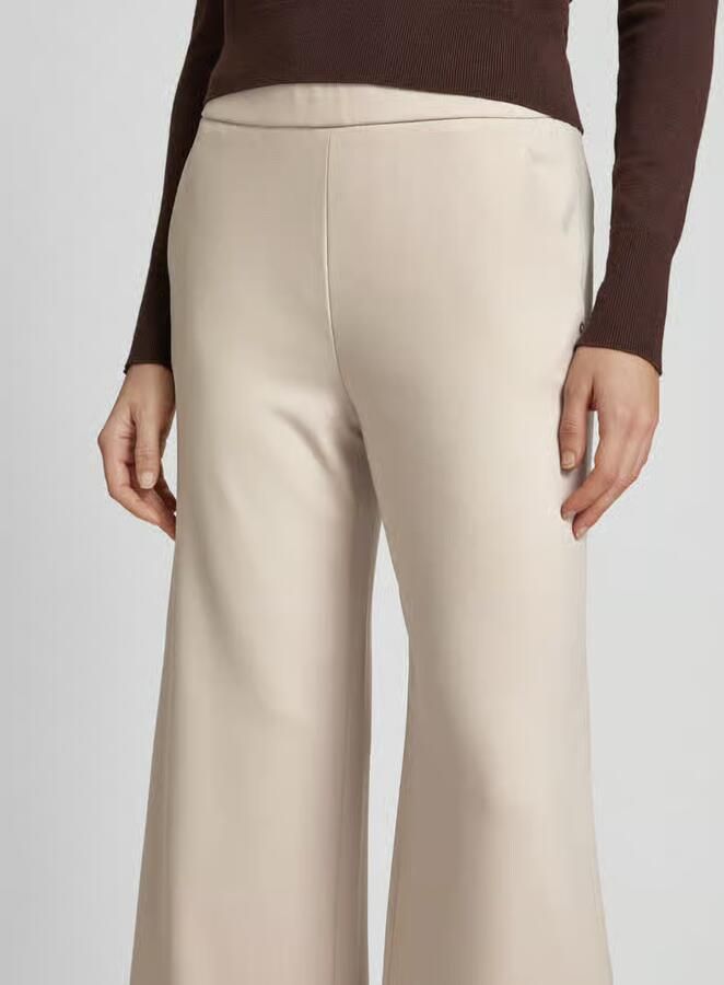 RAFFAELLO ROSSI Wide leg stoffen broek met verkort model 'PALINA'