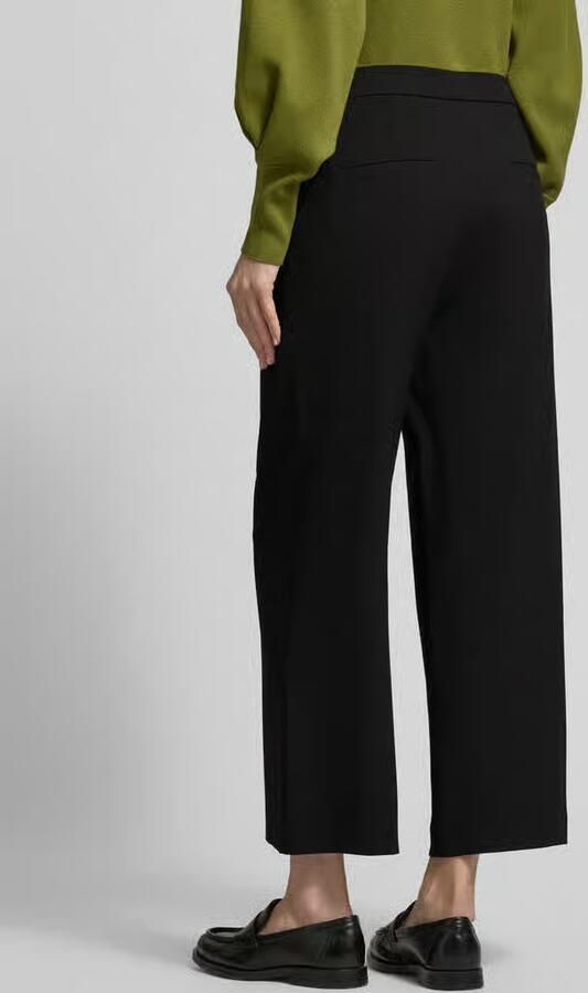 RAFFAELLO ROSSI Wide leg stoffen broek met verkort model 'PALINA' - Foto 9