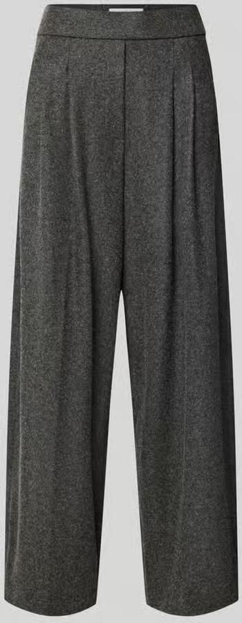 RAFFAELLO ROSSI Wide leg wijdte broek met wolmet model 'MAYLA 6 8'