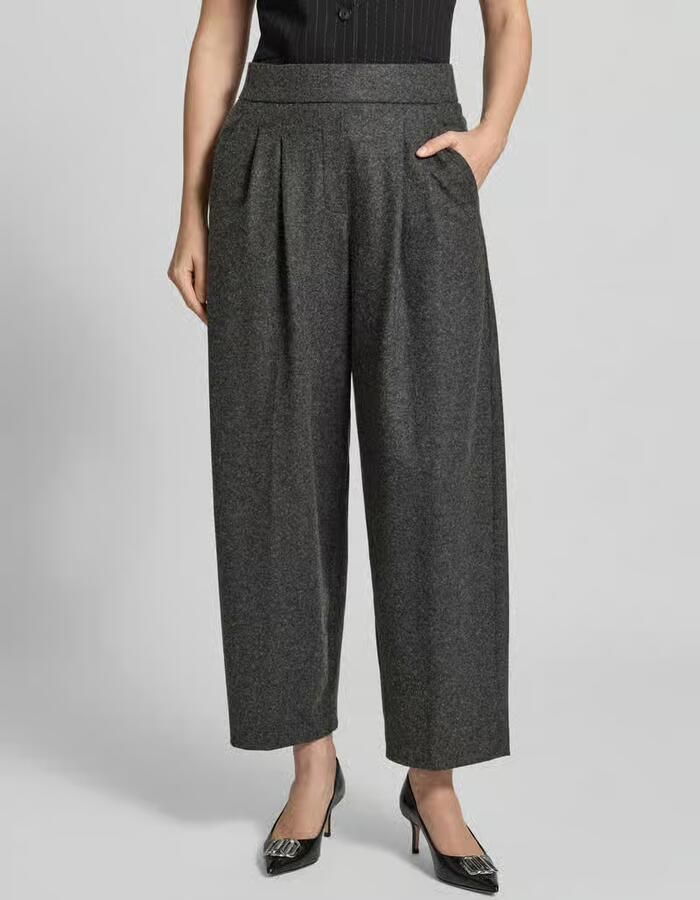RAFFAELLO ROSSI Wide leg wijdte broek met wolmet model 'MAYLA 6 8' - Foto 2