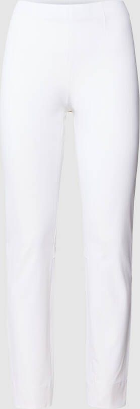 RAFFAELLO ROSSI Slim fit broek met zijsplitten model 'PENNY'