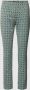 RAFFAELLO ROSSI Stoffen broek met all-over motief model 'PENNY' - Thumbnail 1