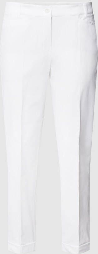 RAFFAELLO ROSSI Regular fit stoffen broek met verkort model