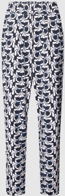 RAFFAELLO ROSSI Stoffen broek met plooien model 'MEDEA'