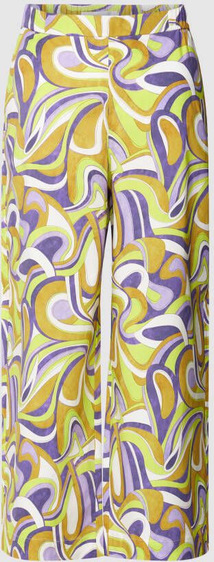 RAFFAELLO ROSSI Stoffen broek met verkorte pasvorm